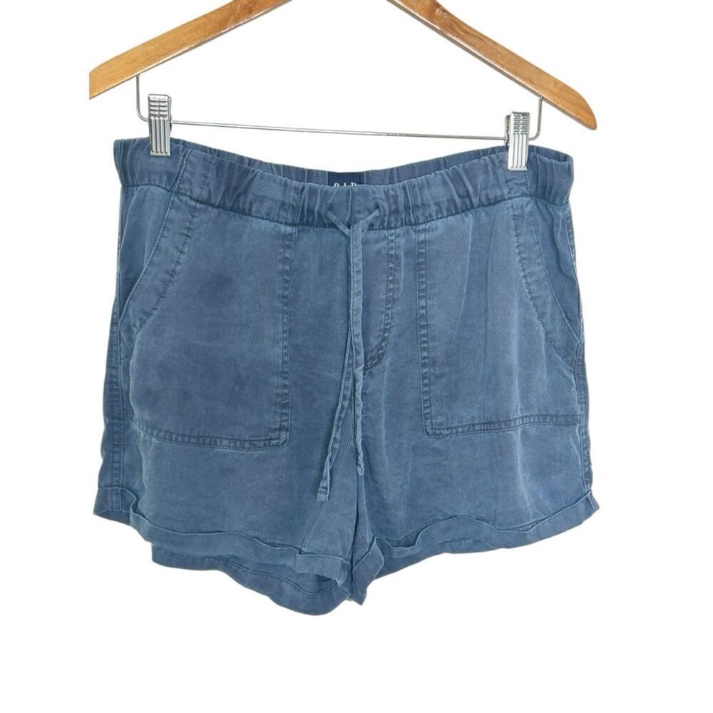 Gap Everyday Washed navy Blue Drawstring Women’s Shorts size small